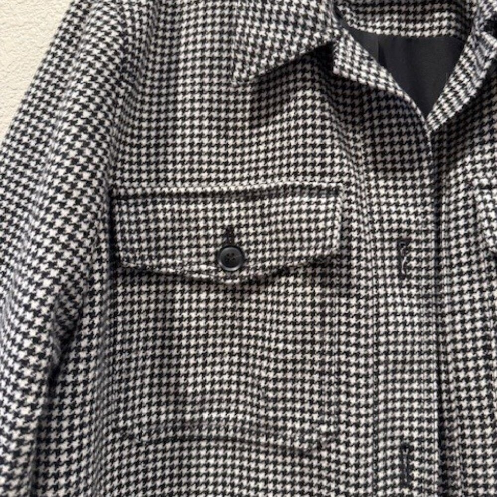 LOFT Houndstooth Shacket - Picture 2 of 5